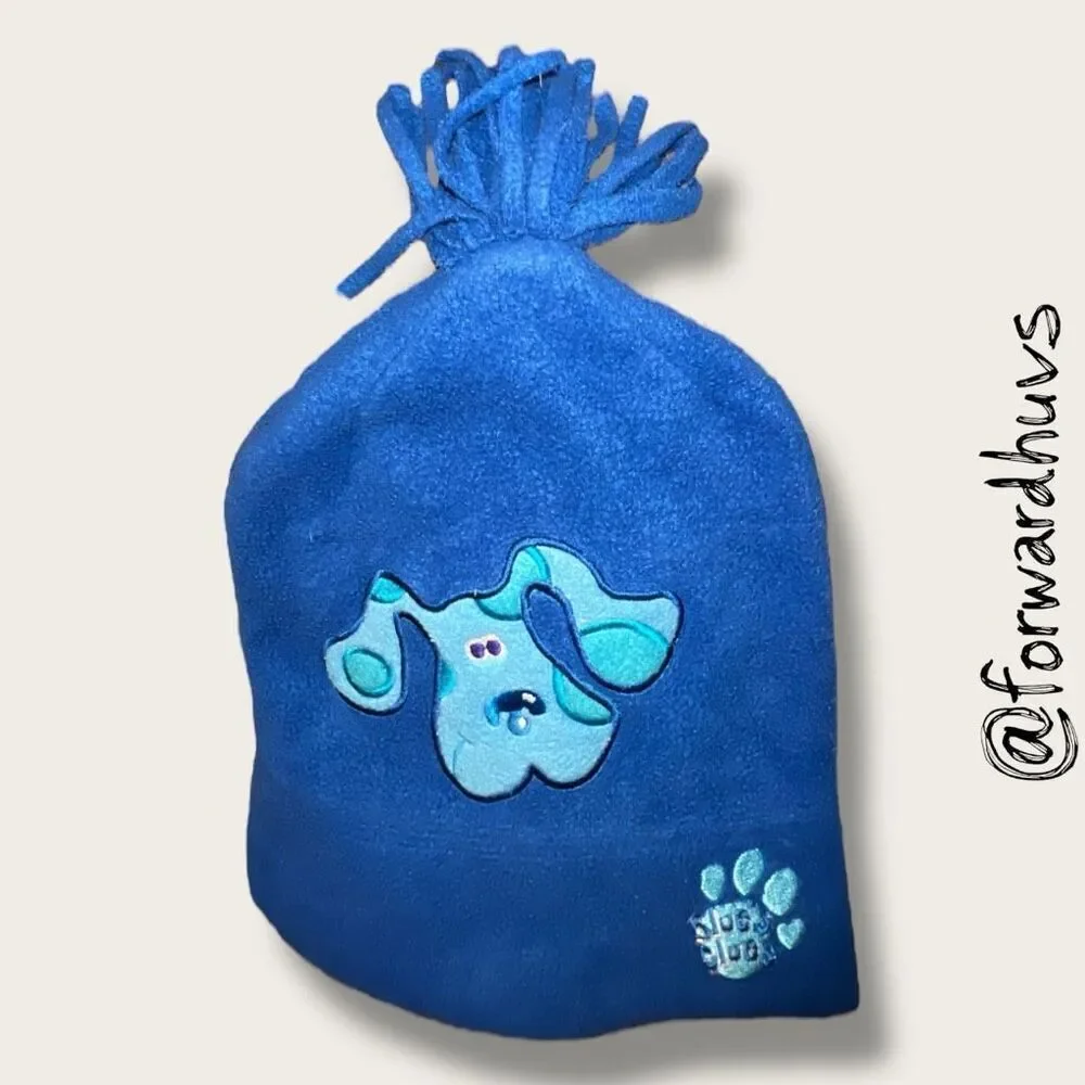 1999 Vintage Blue’s Clues Youth Fleece Hat – Viacom Licensed – Cold Weather